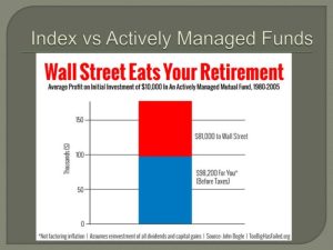 Comparing index funds and actively managed funds